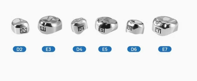 Stainless Steel Kids Crowns