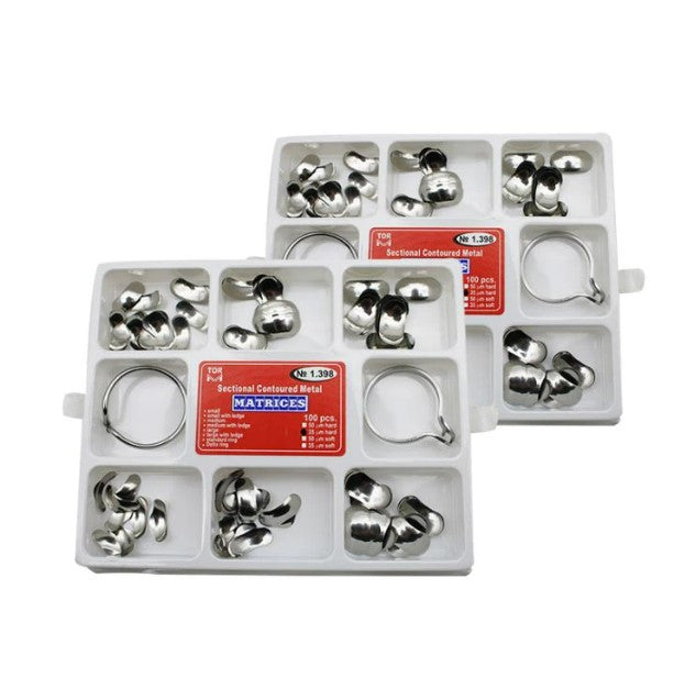 SECTIONAL CONTOURED METAL MATRIX BAND 100 PCS