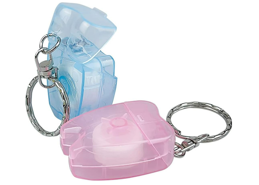 Keychain With Portable Dental Floss 15m