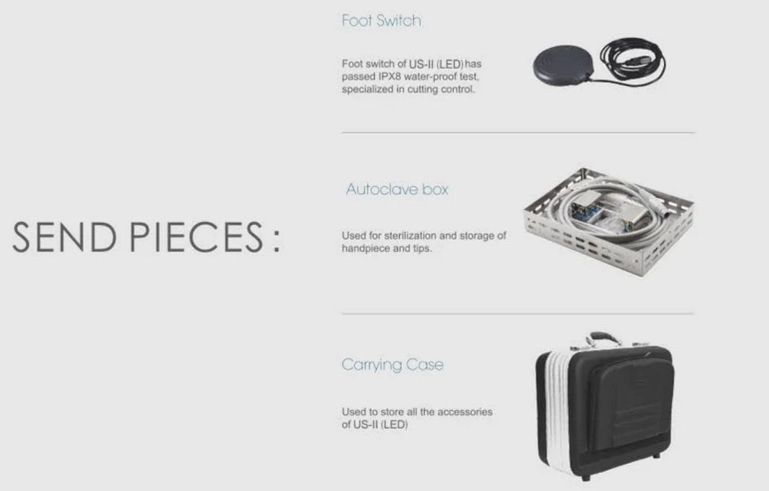 Piezo Bone Cutter Ultrasurgery US-II LED -Bone Surgery Unit And Rhinoplasty