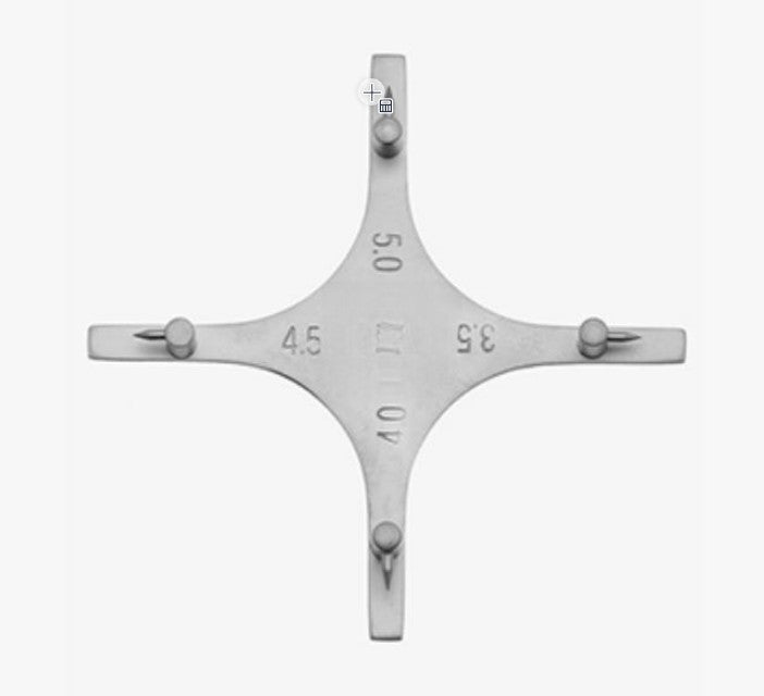 Bracket Positioning Gauge Star-Shaped