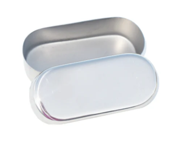 Container Capsule Shape Stainless Steel