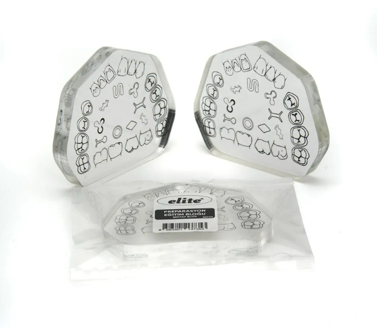 Preparation training block transparent