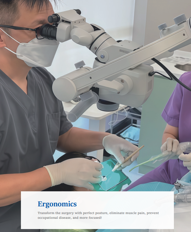 Dental surgical microscope 5 in 1 module