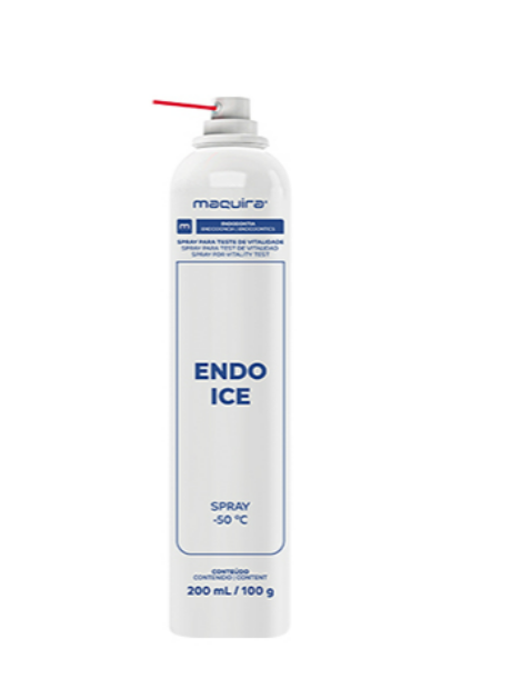 Endo ice - vitality test spray with a minty scent.