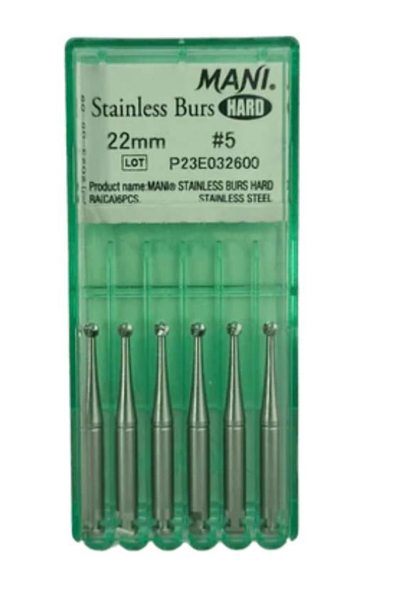 MANI Stainless Steel Burs Hard
