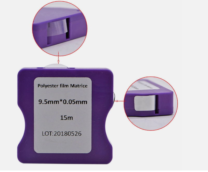 Striproll- Celluloid Transparent Matrix Bands Strips Roll