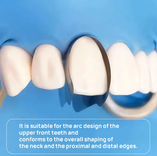 Matrix Contoured Anterior Stainless Steel Matrix Bands Sectional M8 2.0