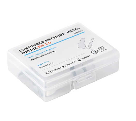 Matrix Contoured Anterior Stainless Steel Matrix Bands Sectional M8 2.0