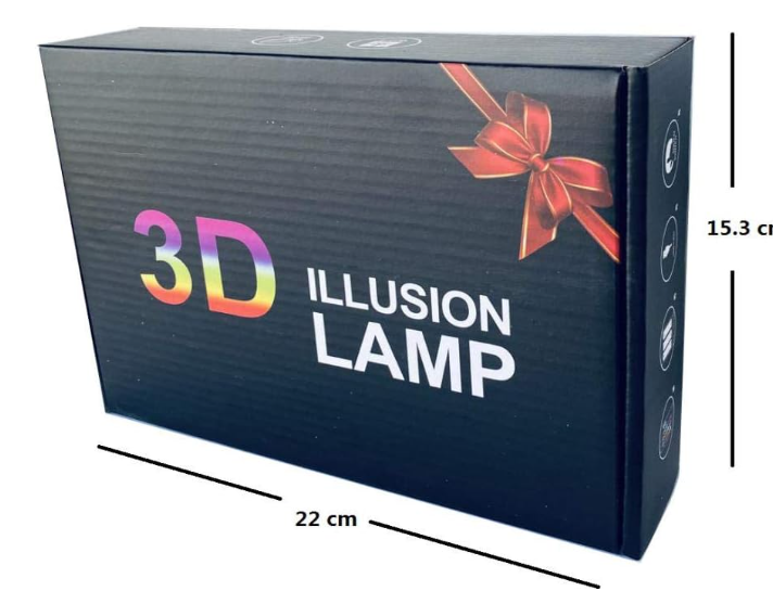 3D ILLUSION Lamp- Tooth-Shaped Night Light