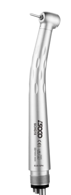 High-Speed Air Turbine Handpiece- Model: SCHG18-  Ceramic Bearing, 3-Way Spray, 4 Holes