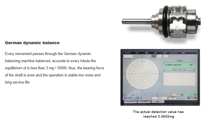 High-Speed Air Turbine Handpiece- Model: SCHG18-  Ceramic Bearing, 3-Way Spray, 4 Holes