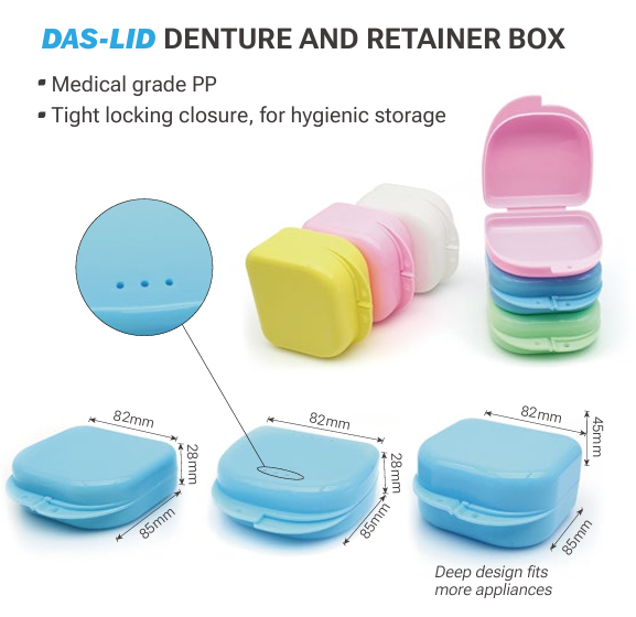 Denture Box Retainer 20Pcs/Bag- Five Colors Mixed