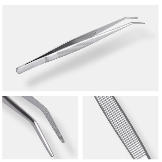 Stainless Steel Examination set: Mirror, Prob, Tweezer