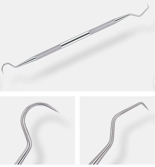 Stainless Steel Examination set: Mirror, Prob, Tweezer