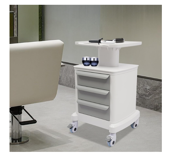 Portable Dental Trolley with 3 Drawers