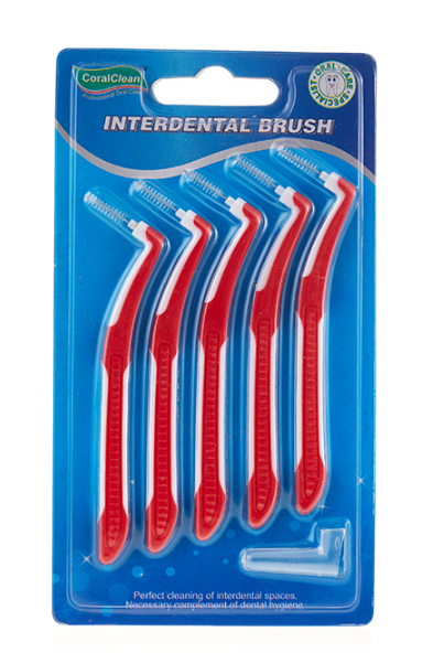 Interdental Brush- Long Handle L Shape