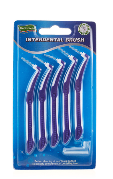 Interdental Brush- Long Handle L Shape