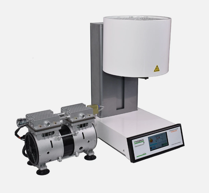 Dental Lab Automatic Programmable Porcelain Furnace + Vacuum Pump