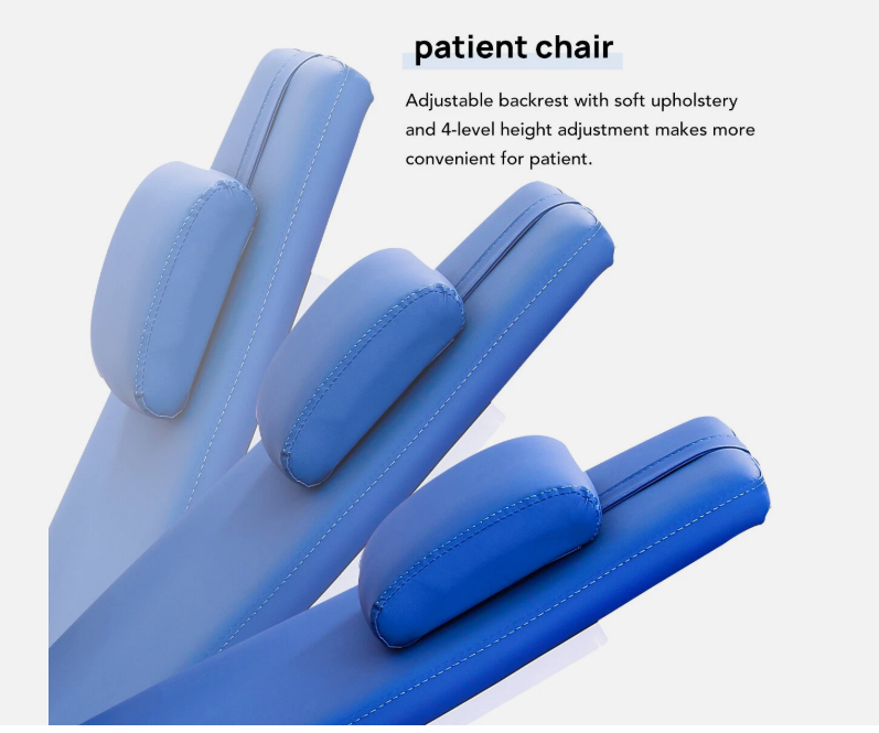 Dental Folding Chair- Portable Mobile Chair Unit with Turbine Unit & LED Light
