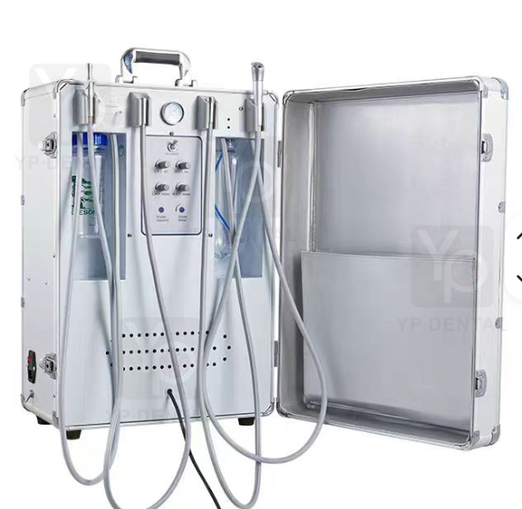 Portable Dental Unit- Turbine with Dental Scaler & Light Curing Machine