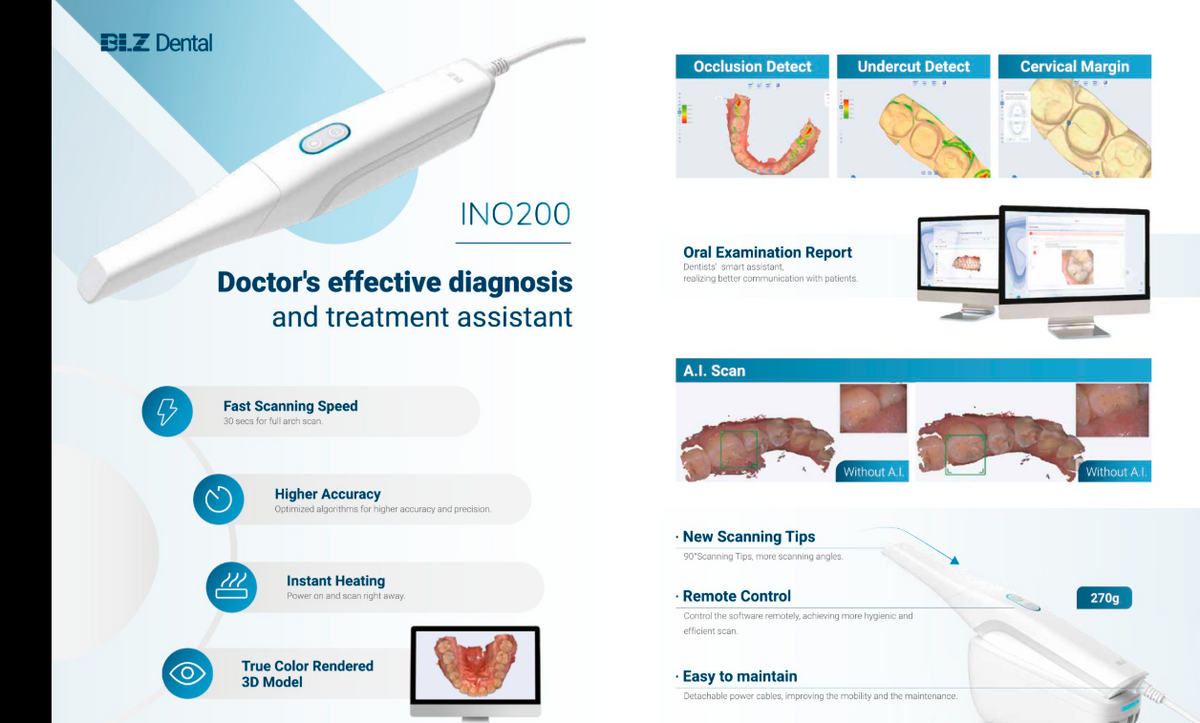 BLZ Intraoral Scanner 3D - Wire Type