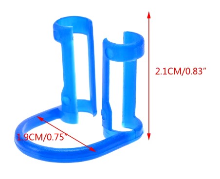 Cotton Roll Holder Clip - 100 Pcs/Bag