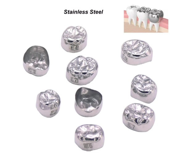 Stainless Steel Kids Crowns
