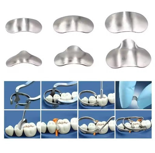SECTIONAL CONTOURED METAL MATRIX BAND 100 PCS