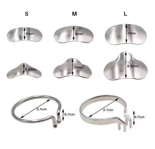 SECTIONAL CONTOURED METAL MATRIX BAND 100 PCS