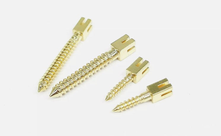 SCREW POST - GOLDEN PLATED