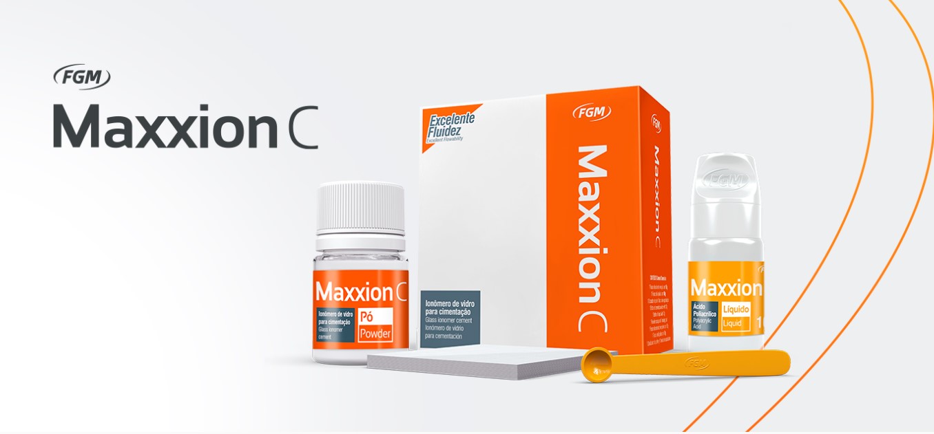 Maxxion C - Self-curing Glass Ionomer For ementation.