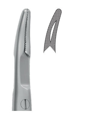 Needle Holder Gillies – Asymmetrical Handle