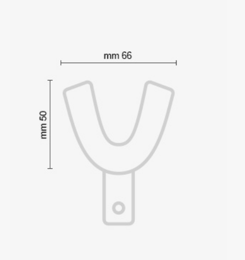 Stainless Steel Perforated Impression Trays With Rim