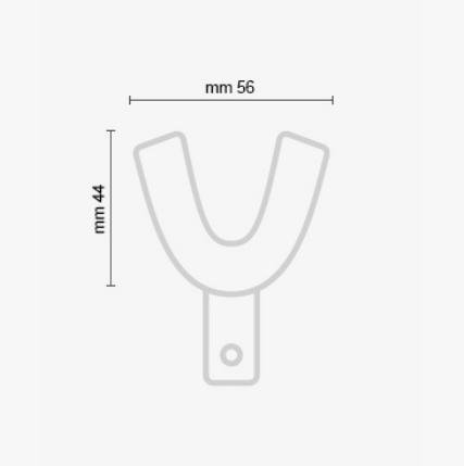 Stainless Steel Perforated Impression Trays With Rim