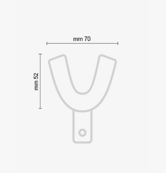 Stainless Steel Perforated Impression Trays With Rim