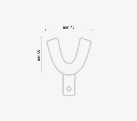 Stainless Steel Perforated Impression Trays With Rim