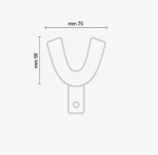 Stainless Steel Perforated Impression Trays With Rim