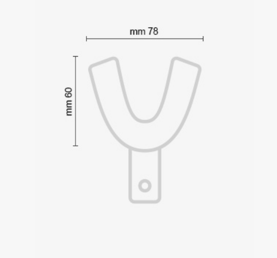 Stainless Steel Perforated Impression Trays With Rim