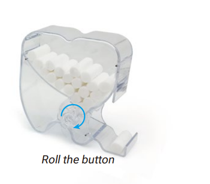 Cotton Rolls Dispenser-  Rolling Type - Autoclavable