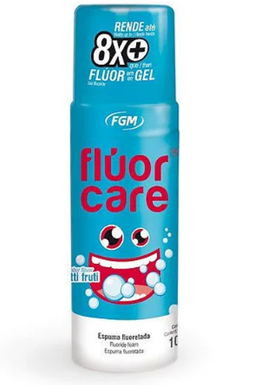 Flúor Care- Sodium Fluoride-Based Foam - 100g