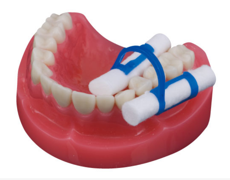 Cotton Roll Holder Clip - 100 Pcs/Bag