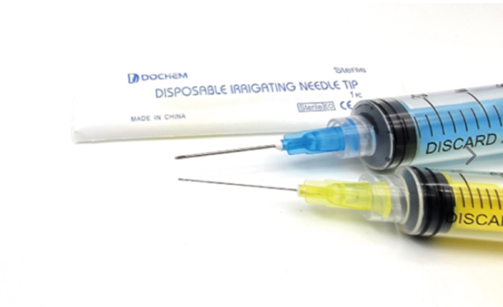 Disposable endo irrigation needle tip 27ga- grey 100 pcs