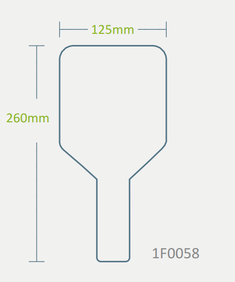 Dental shield UV protection hand-held Orange