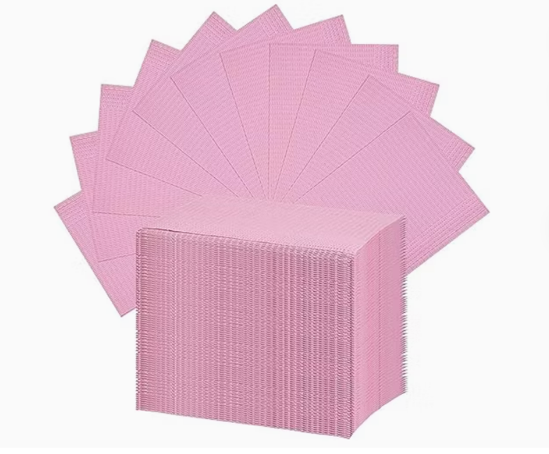 Dental Bibs 3Ply - Horizontal Pattern