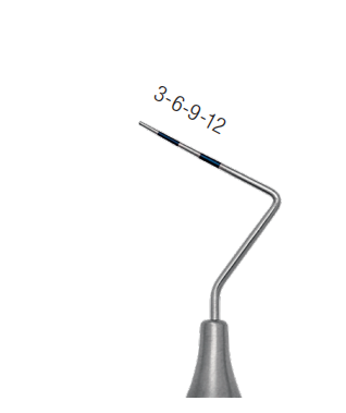 Periodontal probes - DLC coating millimetre scale