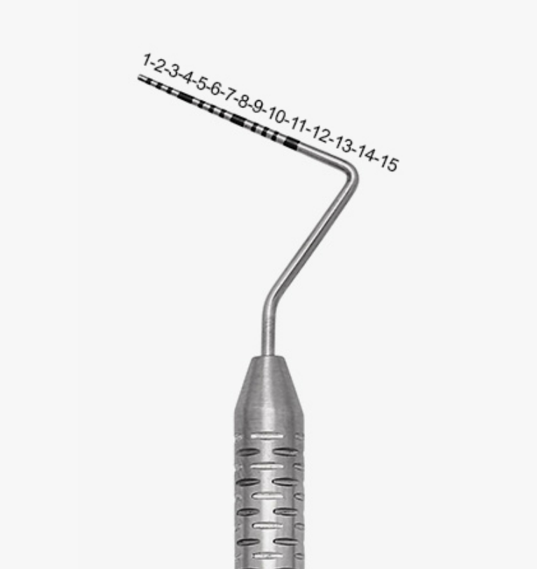 Periodontal probes - DLC coating millimetre scale
