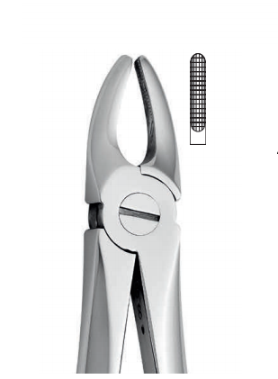 Upper tooth forceps – english pattern (anatomic design)