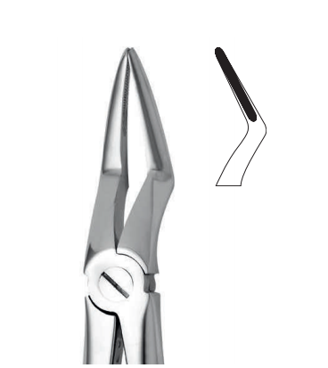 Upper tooth forceps – english pattern (anatomic design)