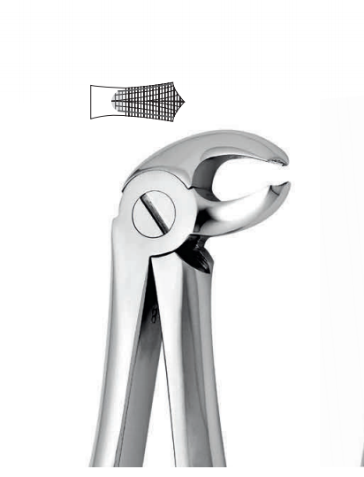 Lower tooth forceps – english pattern (anatomic design)